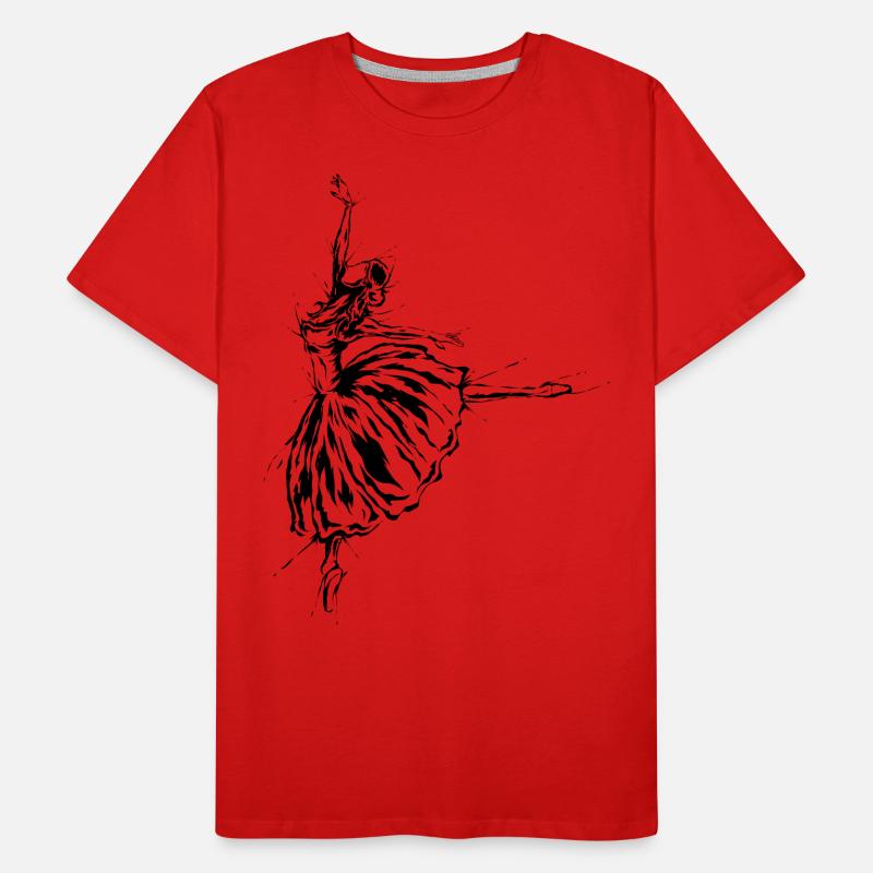 Ballet Dancer Men's Premium Organic T-Shirt