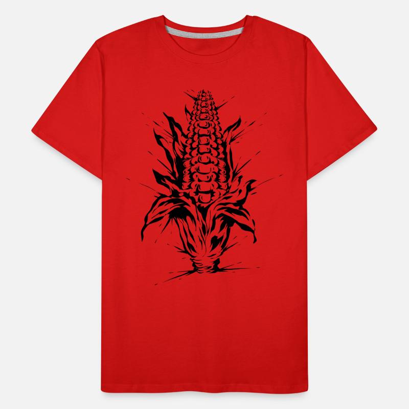 Corn corn on the cob Men's Premium Organic T-Shirt