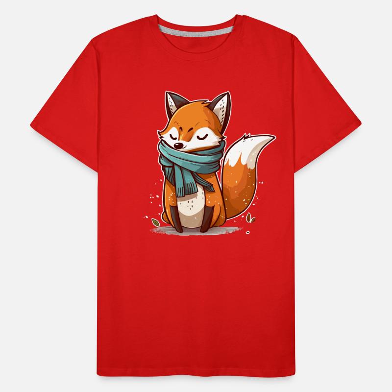 Fancy Fox Men's Premium Organic T-Shirt