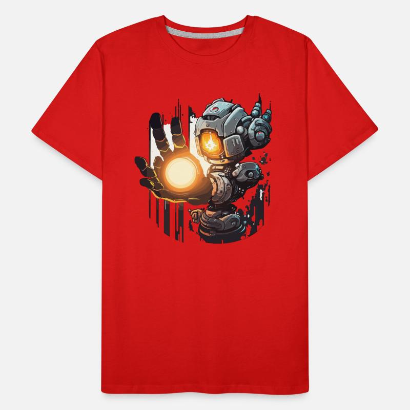 Transhumanisme et technologie T-shirt bio Premium Homme