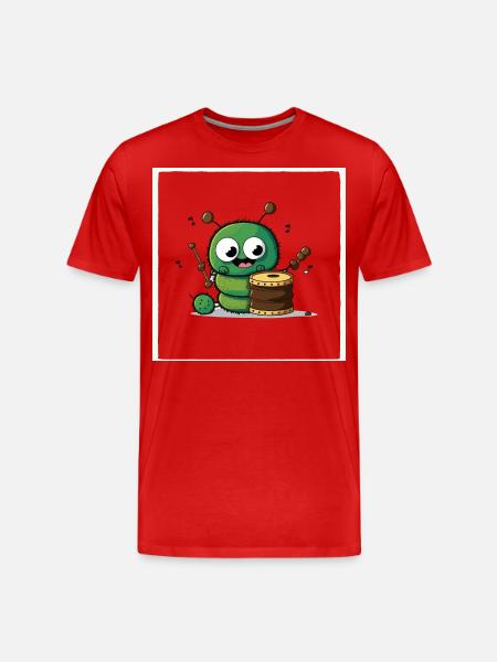 Chenille Rockin - T-shirt bio Premium Homme - rouge