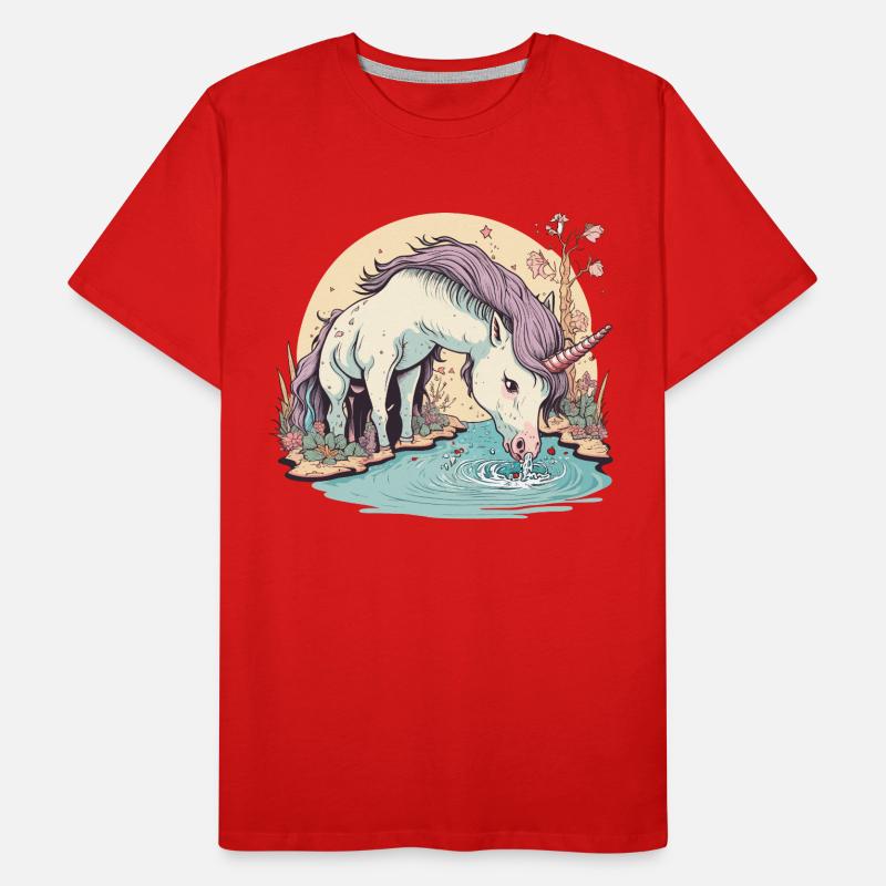 Ätherische Erfrischung Männer Premium Bio T-Shirt