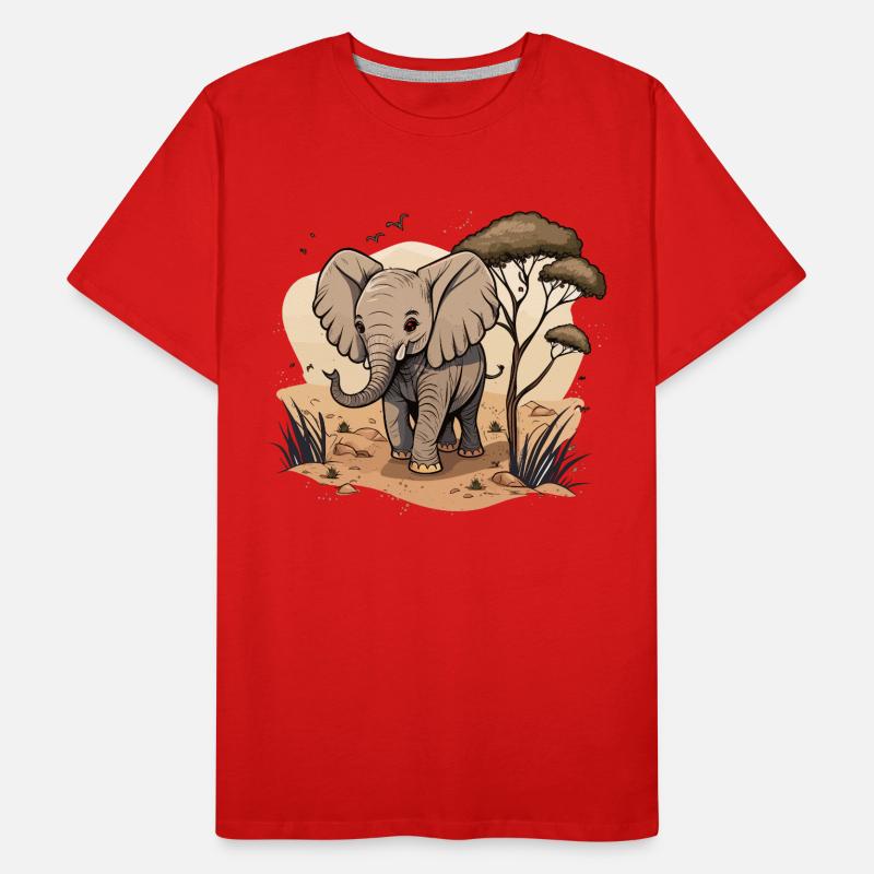 Géant de la savane T-shirt bio Premium Homme