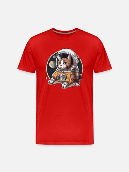 Cosmic Adventure - Men's Premium Organic T-Shirt - red