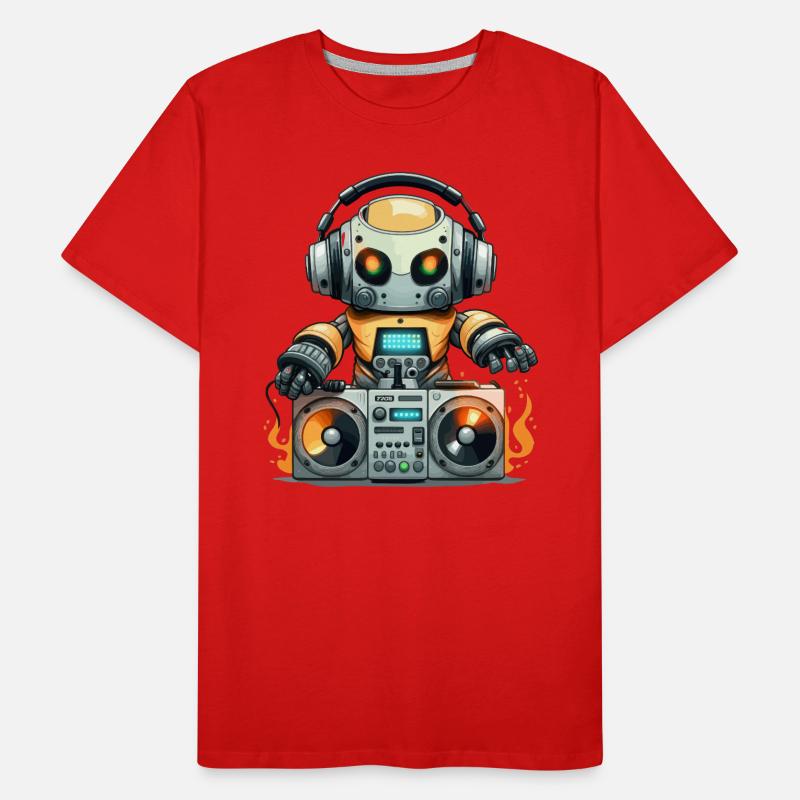 DJbot T-shirt bio Premium Homme