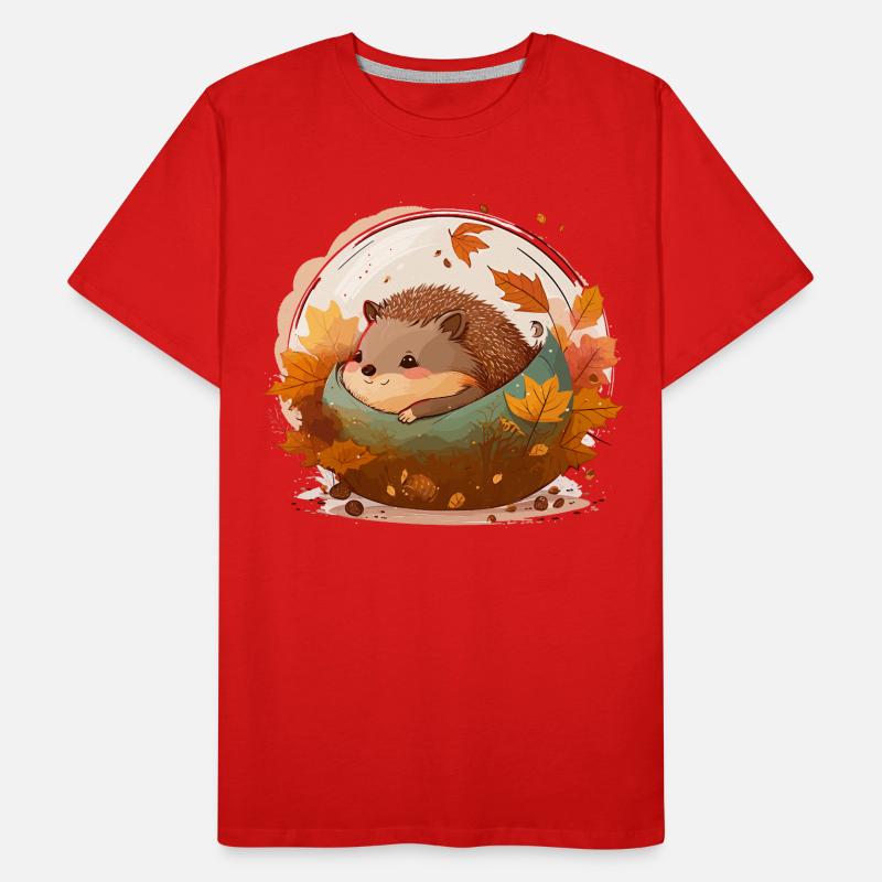 Hérisson douillet T-shirt bio Premium Homme