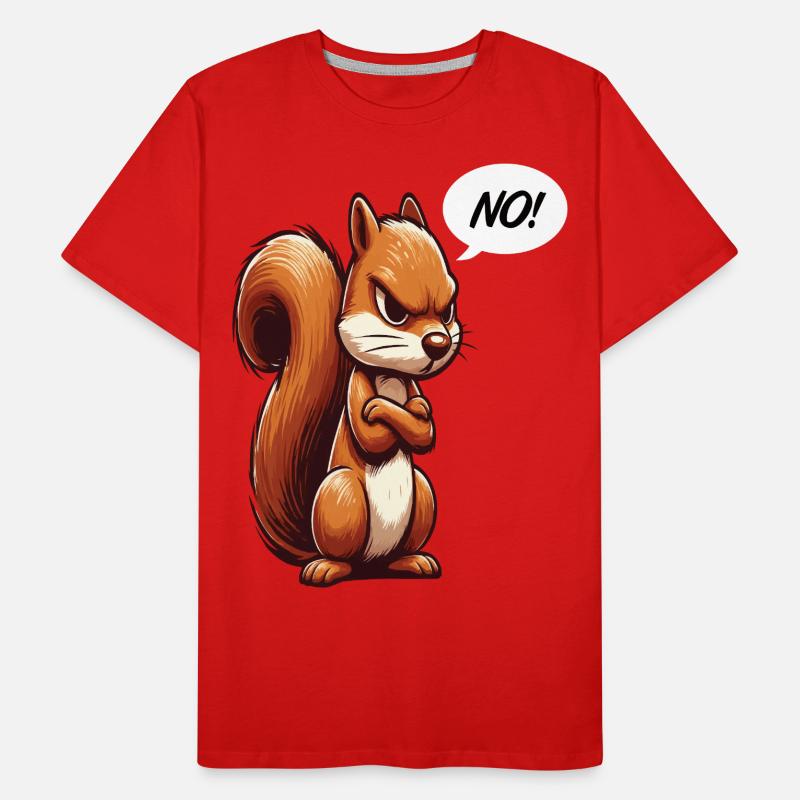 No Squirrel Squirrel Squirrel Lover Men's Premium Organic T-Shirt