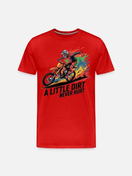 Motocross: Dirty passion - Men's Premium Organic T-Shirt - red