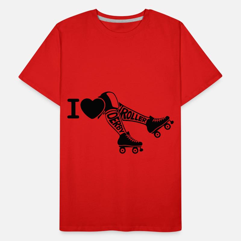 Roller Derby T-shirt bio Premium Homme