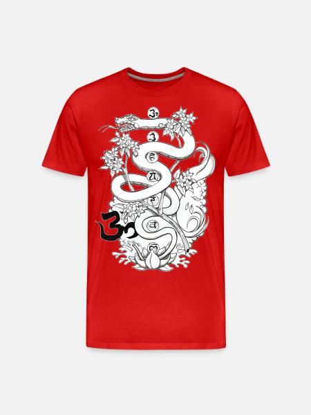 kundalini - T-shirt bio Premium Homme - rouge