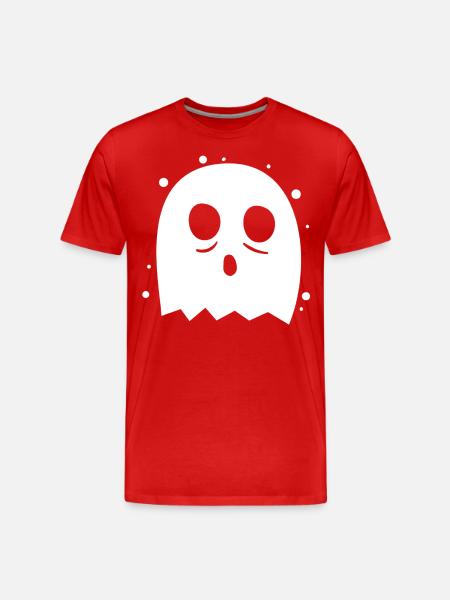 ghost - Men's Premium Organic T-Shirt - red