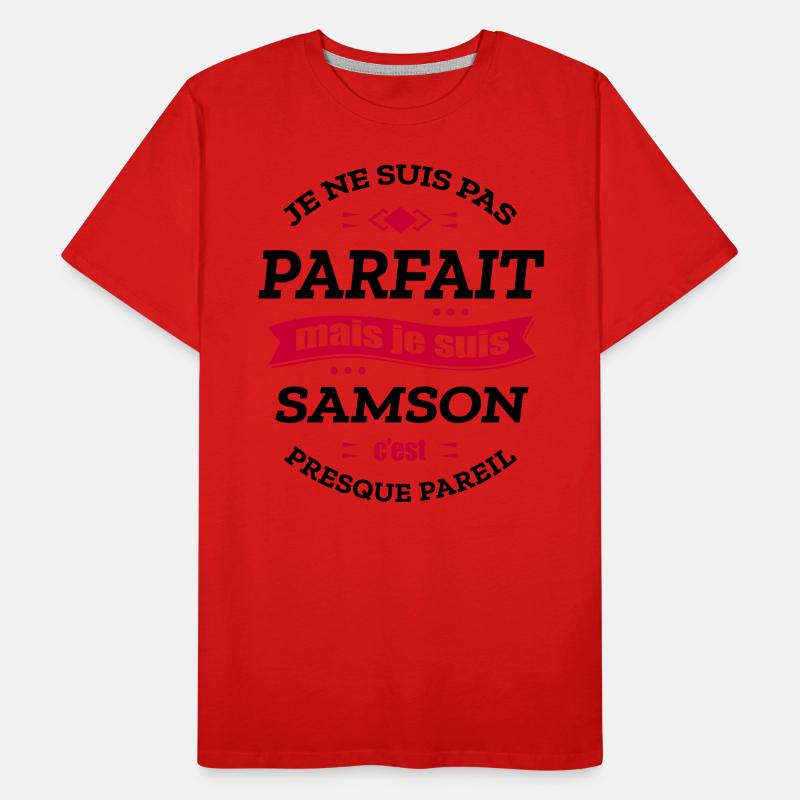 SAMSON PARFAIT - PRENOM SAMSON T-shirt bio Premium Homme