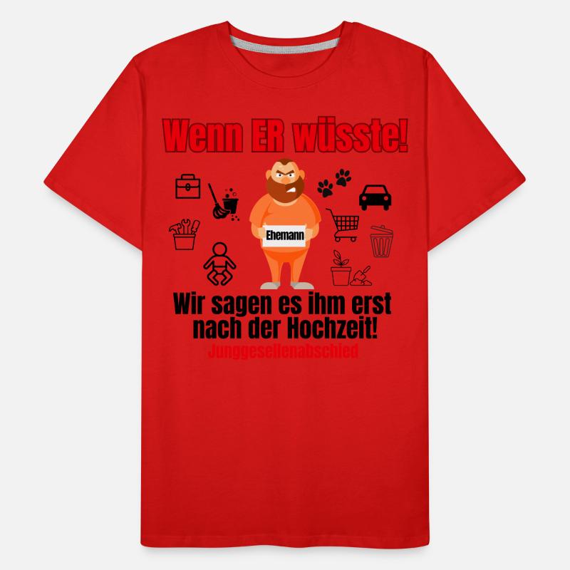 JGA Männer Premium Bio T-Shirt