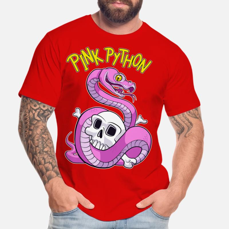 Pink Python T-shirt bio Premium Homme