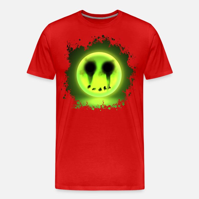 Glowmoji - Männer Premium Bio T-Shirt - Rot
