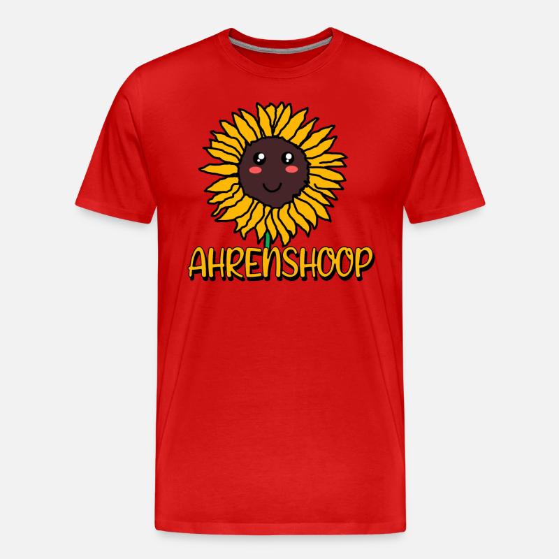 Ahrenshoop - Männer Premium Bio T-Shirt - Rot