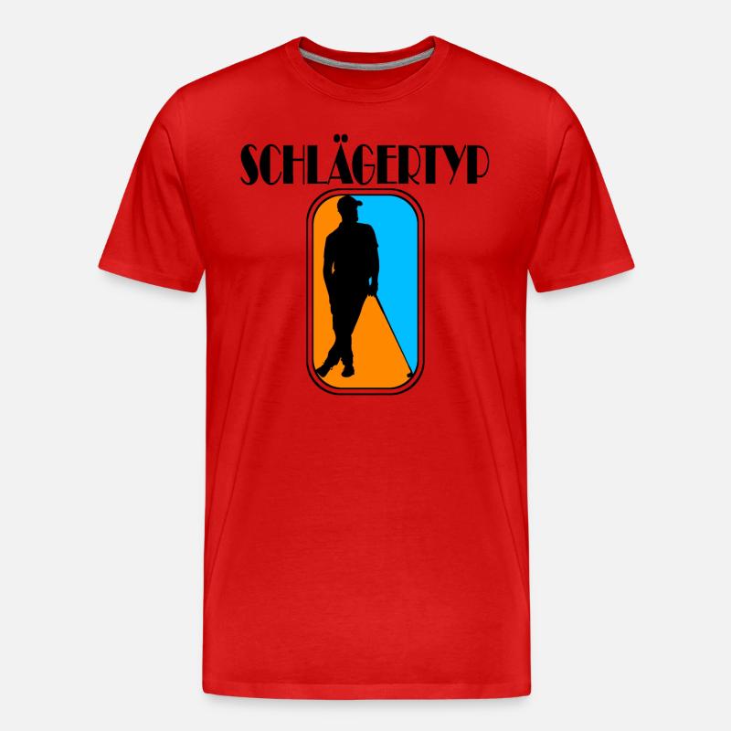 golf schlägertyp Golf - Männer Premium Bio T-Shirt - Rot