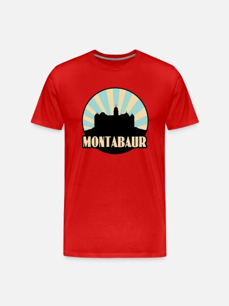 Montabaur - Männer Premium Bio T-Shirt - Rot