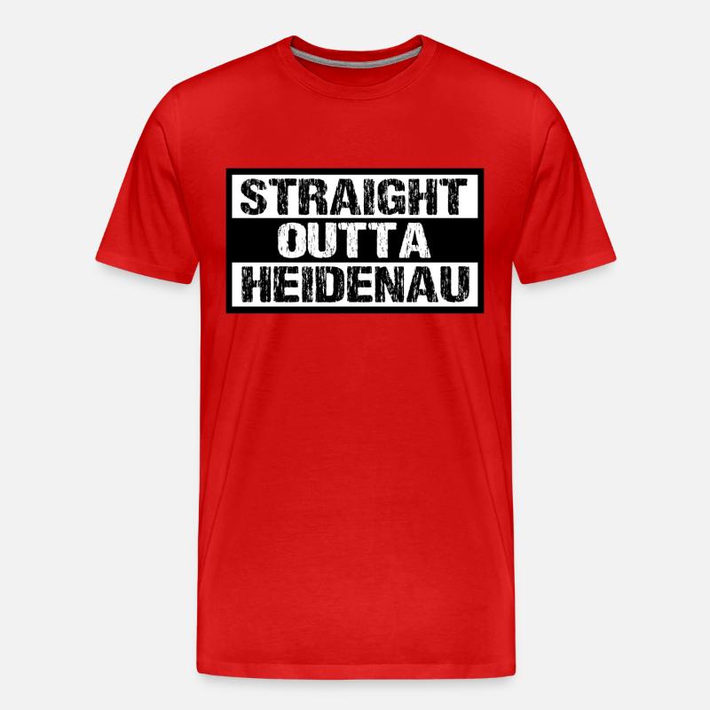 Heidenau - Männer Premium Bio T-Shirt - Rot