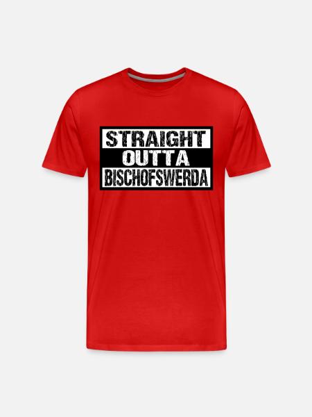 Bischofswerda - Männer Premium Bio T-Shirt - Rot