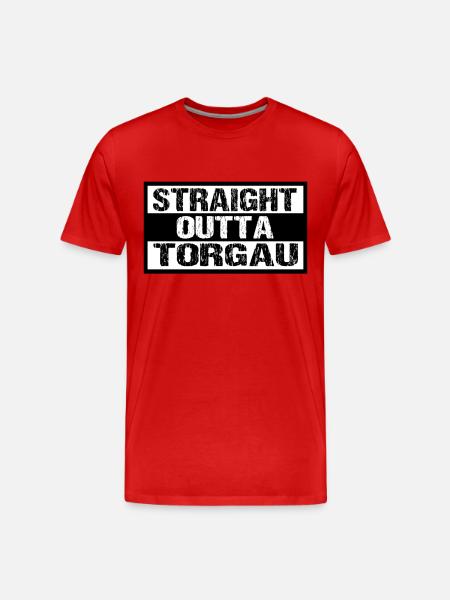 Torgau - Männer Premium Bio T-Shirt - Rot
