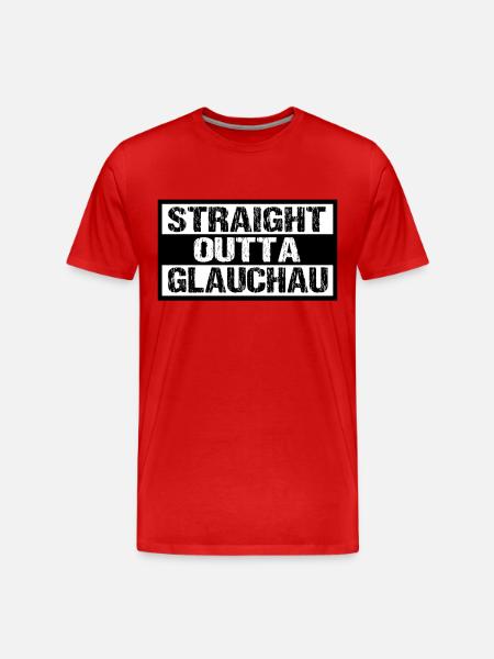 Glauchau - Männer Premium Bio T-Shirt - Rot