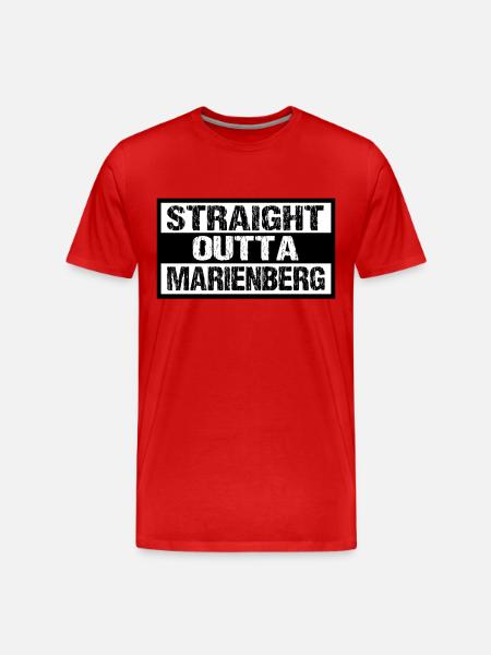 Marienberg - Männer Premium Bio T-Shirt - Rot