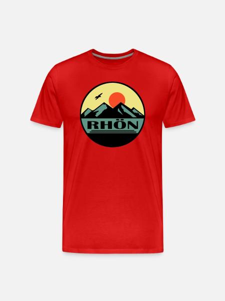 Rhön - Männer Premium Bio T-Shirt - Rot