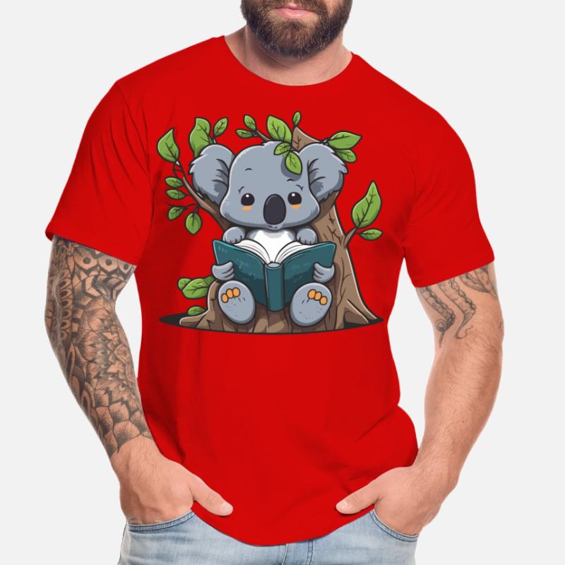 Tree-bound Reader Men's Premium Organic T-Shirt