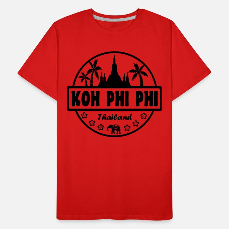 Koh Phi Phi Thaïlande T-shirt bio Premium Homme