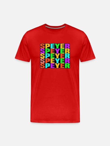 Speyer - Männer Premium Bio T-Shirt - Rot