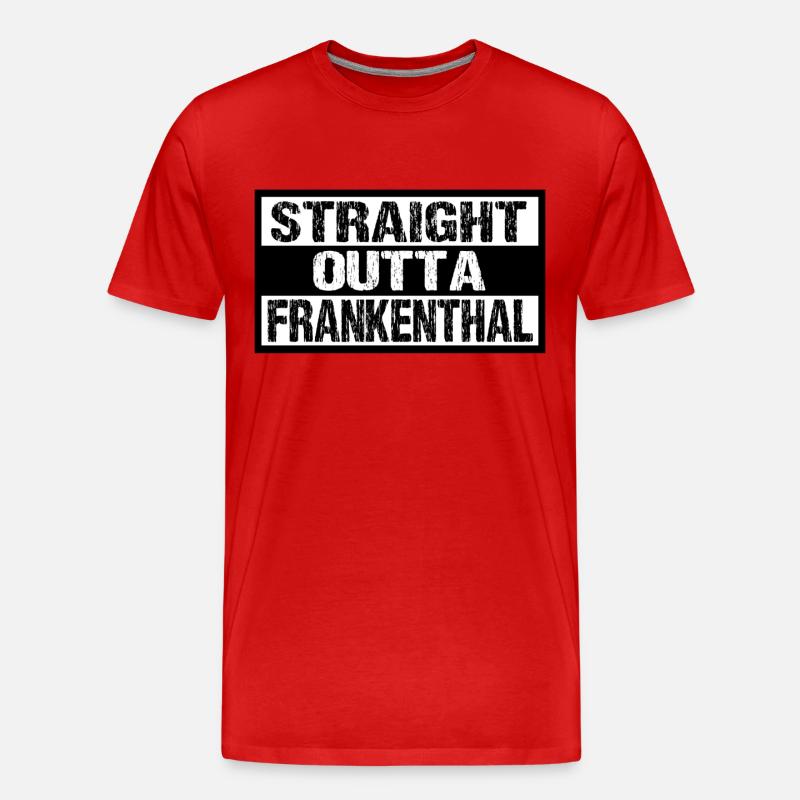 Frankenthal - Männer Premium Bio T-Shirt - Rot