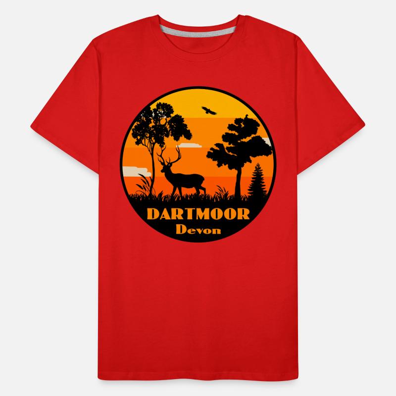 Dartmoor Devon Männer Premium Bio T-Shirt