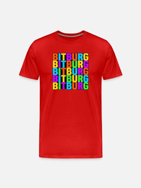 Bitburg - Männer Premium Bio T-Shirt - Rot