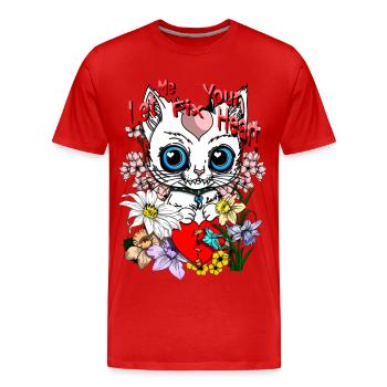 Heart repair - Männer Premium Bio T-Shirt - Rot - Vorne - Damien (186cm)