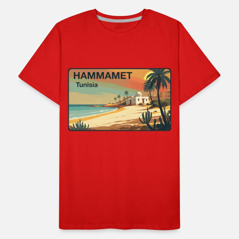 Hammamet Men's Premium Organic T-Shirt