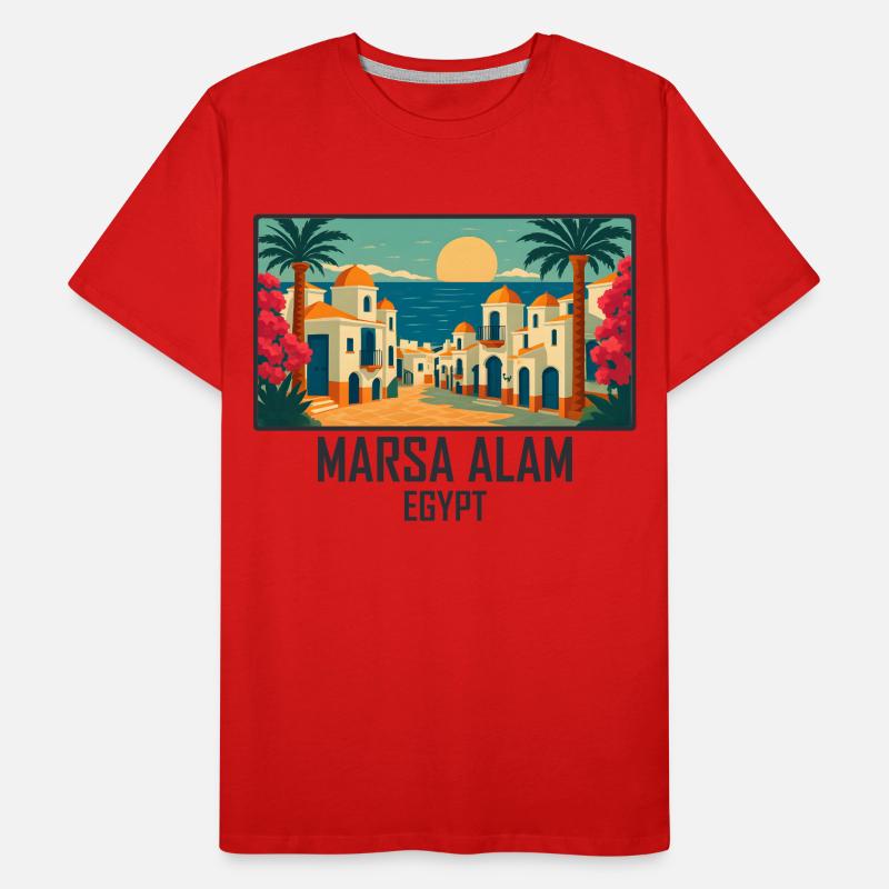 Marsa Alam, Égypte T-shirt bio Premium Homme