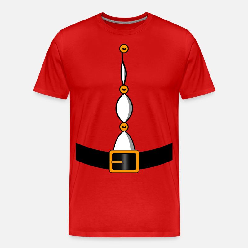Weihnachtsmann - Männer Premium Bio T-Shirt - Rot