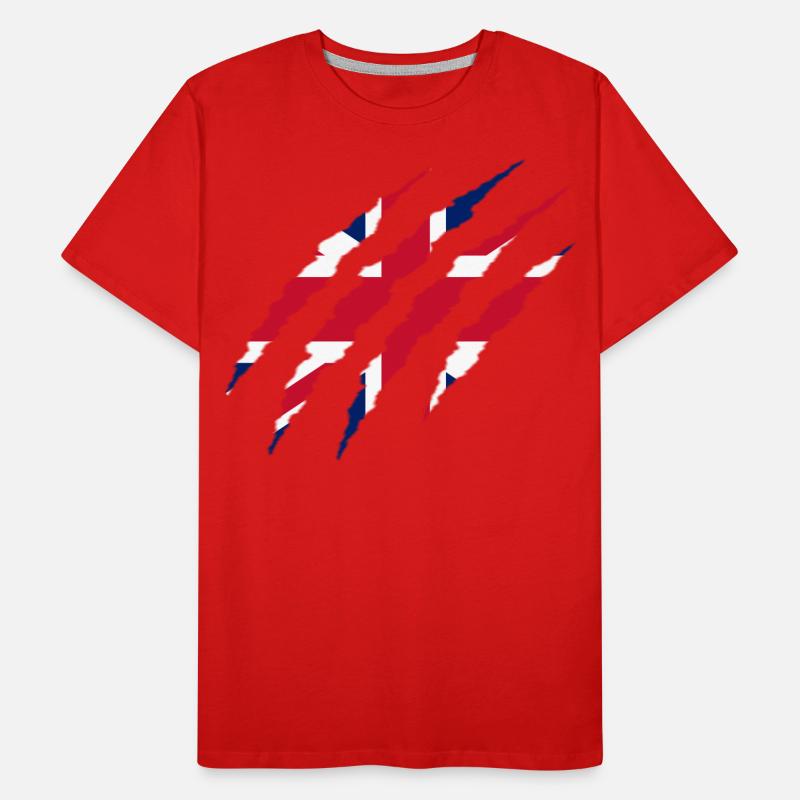 BRITISH CLAW Men's Premium Organic T-Shirt