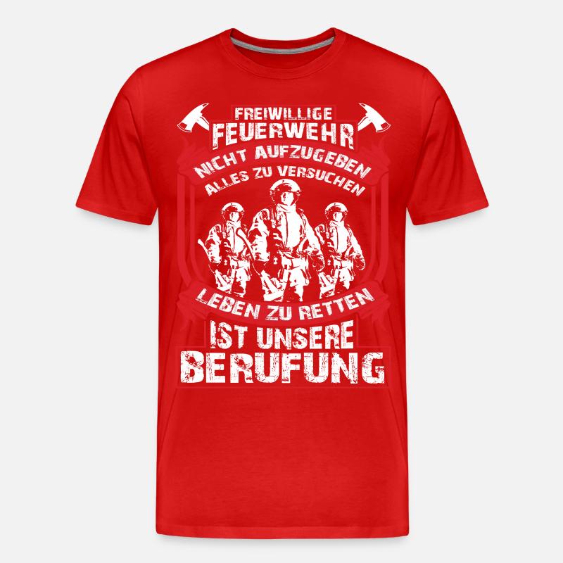 Meine Berufung - Männer Premium Bio T-Shirt - Rot