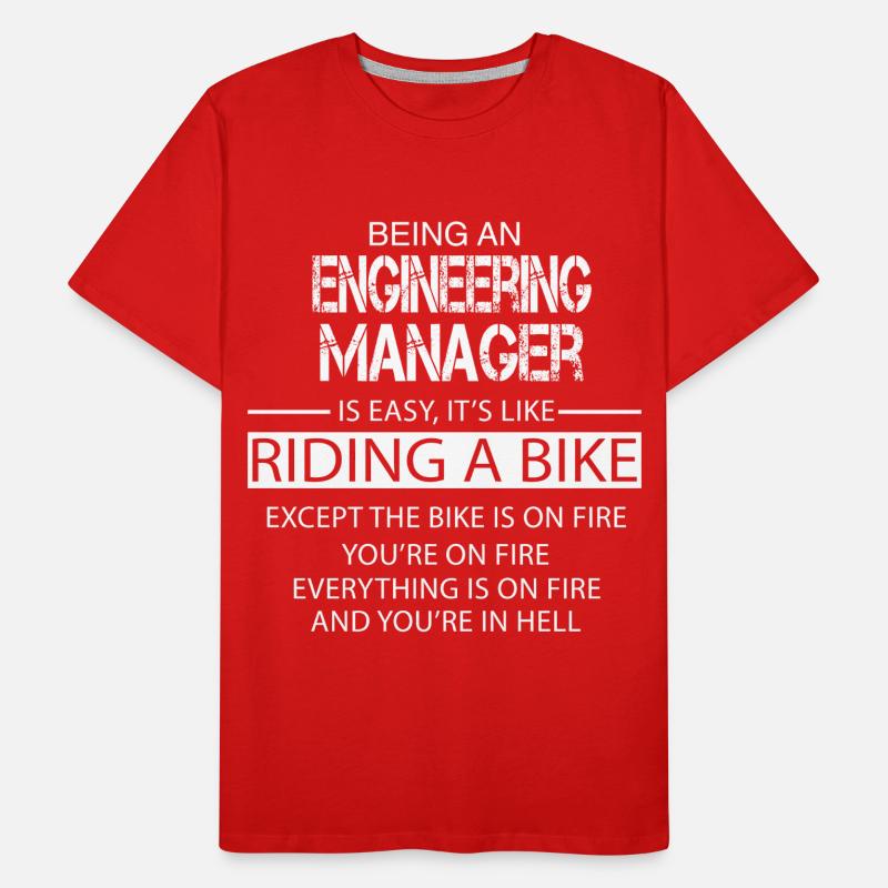 Engineering Manager Men's Premium Organic T-Shirt