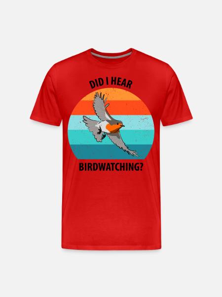 Bird Watching Birds Watching Bird Watching Bird - Premium økologisk T-skjorte for menn - rød