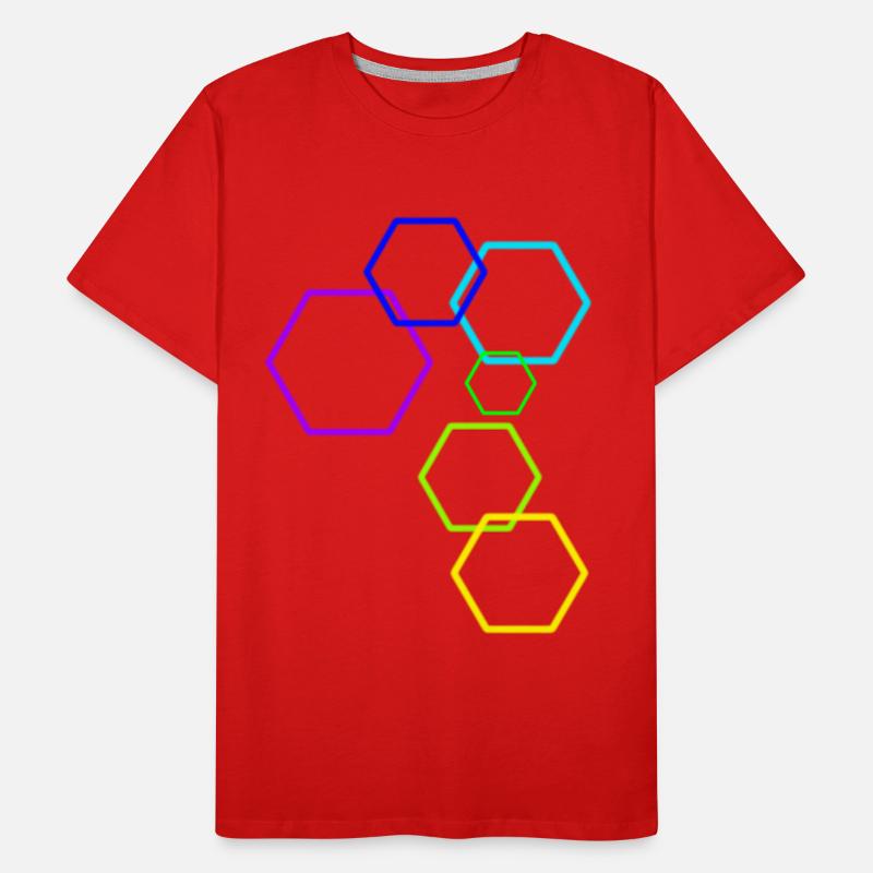 Das Konstrukt [Hexagon] Männer Premium Bio T-Shirt