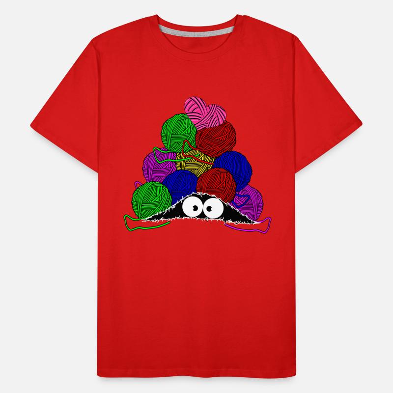 Stricken Männer Premium Bio T-Shirt