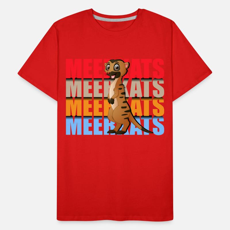 Suricate Mignon Insectivore Rock T-shirt bio Premium Homme