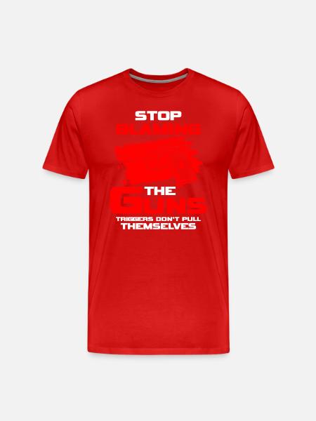 Pistol Ammunition Hunting Shooting - Men's Premium Organic T-Shirt - red
