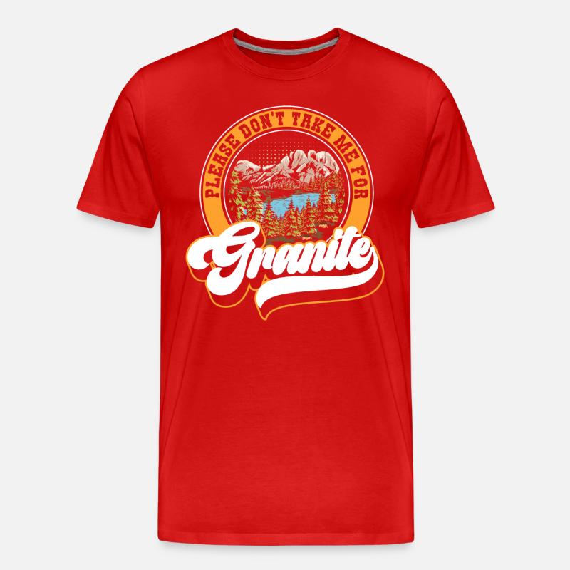 Craftsmanship Creative Stone Master - Men's Premium Organic T-Shirt - red
