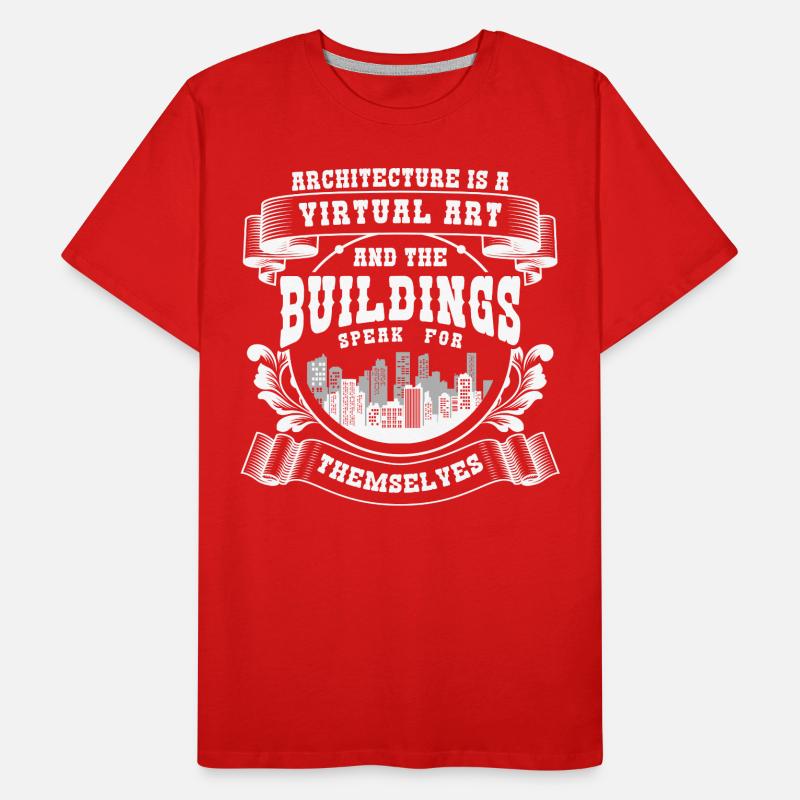Architecture Architectural Office Student Construction Men's Premium Organic T-Shirt
