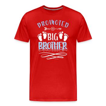 Célébrez la soirée des hommes qui boivent - T-shirt bio Premium Homme - rouge - Devant - Damien (186cm)