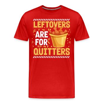 Food Restaurant Meal Drinks - Men's Premium Organic T-Shirt - red - Front - Damien (186cm)